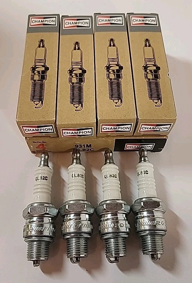 NEW Champion 931M QL82C Copper Plus Spark Plugs Qty 4 - Image 3 of 4