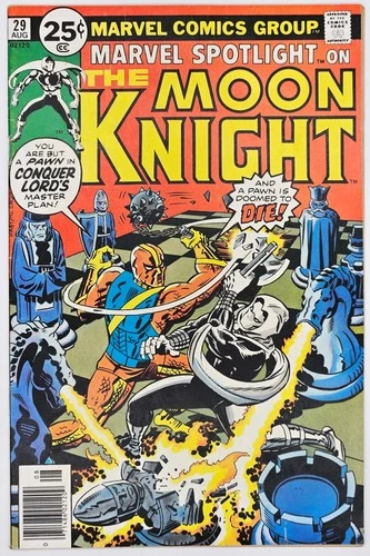 Marvel Spotlight: Moon Knight #29 1976 5.5 FN- Moon Knight vs. Conquer The Lord!