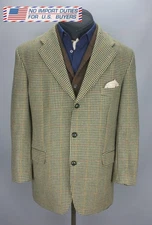 Magee Tweed Jacket Mens 44R Multicolor Check Houndstooth Sports Hunting Blazer