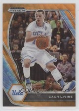 2021-22 Panini Prizm Draft Picks Orange Wave Prizm 72/75 Zach LaVine #80 0rd2