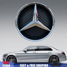 Fit For Mercedes-Benz Front Chrome Car Grille Star Emblem A200 ML350 ML400 C300