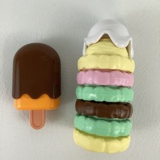 Leap Frog Scoop Learn Ice Cream Cart Replacement Flavor Scoops Popsicle Lot