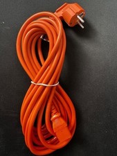 Netzkabel, Schutzkontakt gewinkelt auf Kaltge...