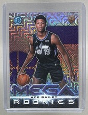 Marketplace image: Ace Bailey 2025 Bowman Chrome #MR-5 Rose Gold Mega Refractor Rookies RC 1/1