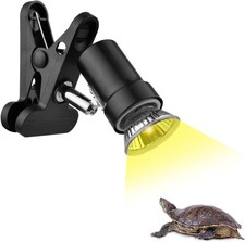 DOMICA Reptile Heat Lamp with 50W UVA UVB Bulb for Turtle  Lizard