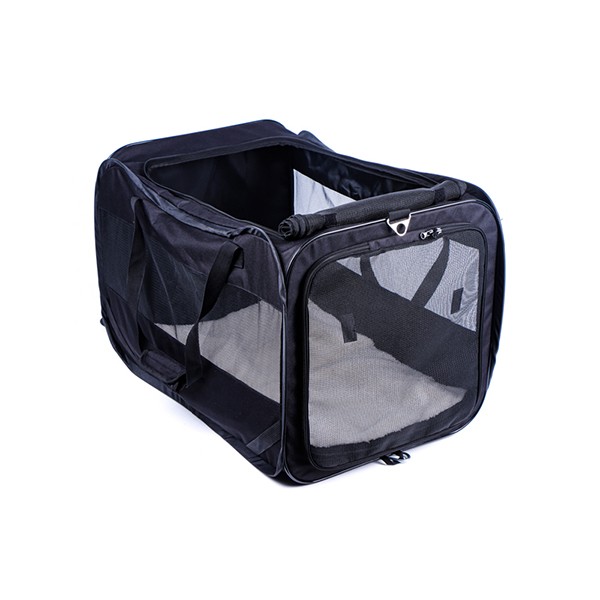 SWPET20 Deluxe Collapsible Pet Car Kennel 61cm Medium Size Foldable Streetwize