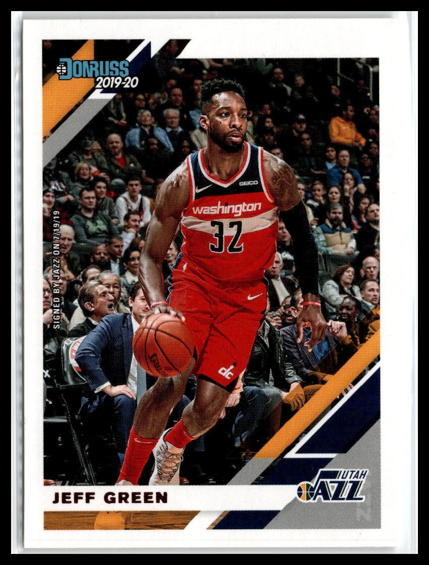 Jeff Green 2019-20 Donruss #75 Utah Jazz