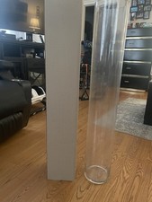 CLEAR Round 36  x 6  Cylinder Glass VASE and Centerpiece for Party and Weddings