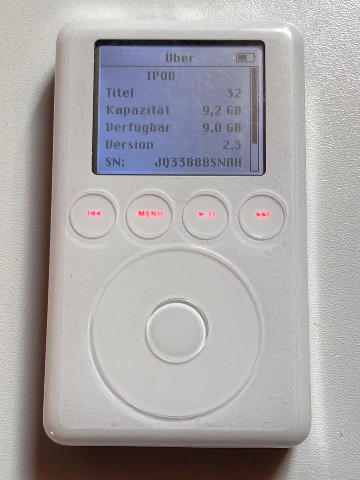 Apple iPod classic 3. Generation 3g weiß (10GB) A1040 Retro touch - Bild 2 von 4