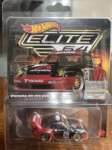 Hot Wheels Elite 64 – Porsche 911 GT2 EVO 993 – Série Premium 1/64