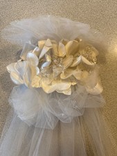 Antique drop veil from 1990 made in France