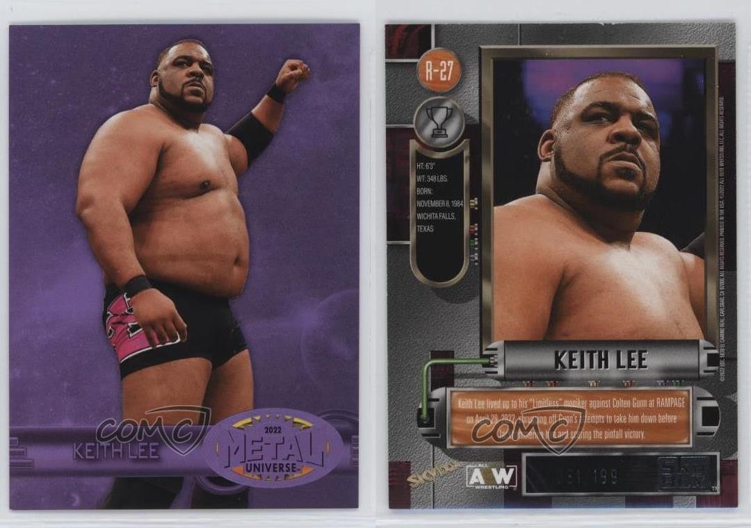 2022 Skybox Metal Universe AEW All Elite Wrestling 1997-98 Retro Keith Lee 17or thumbnail 3