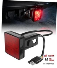 Trailer Hitch Covers - Car Accessories - Abs Led Brake Light - Black