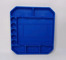 Blue Silicone Non-Slip Flexible Tool Tray Organizer Holder Grip Mat