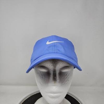 Nike Running Hat Mens One Size Blue Dri Fit Daybreak Featherlight 7‎ Panel Cap NIKE Hat Cap Men Blue Strapback Tailwind 7 Panel Reflective  main image 4