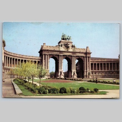 Postcard Palais du Cinquantenaire Brussels Jubelpark Architecture