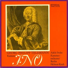 TELEMANN Ino (Solo Cantata) STOLTE Adele KOCH Berlin ChO ETERNA 826078 Black LBL