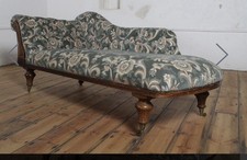Victorian Chaise Longue Sofa Day Bed Settee Seating Vintage lounge seat relax NR
