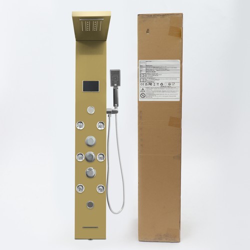 6-in-1 Led Shower Panel, Smart Shower Panel Mechanism With Led Display