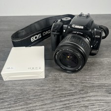 Canon EOS 400D 10.1 MP Digital SLR Camera Black EF-S 18-55mm II Lens DSLR Tested