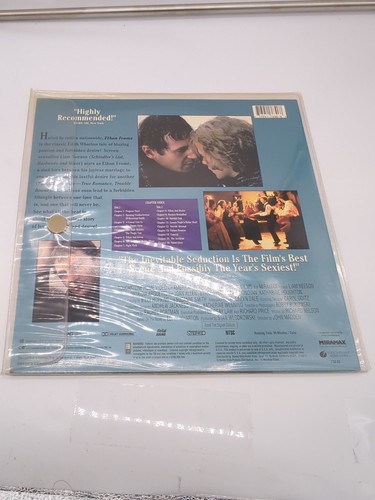 ETHAN FROME LASERDISC LIAM NEESON PATRICIA ARQUETTE - Picture 2 of 2