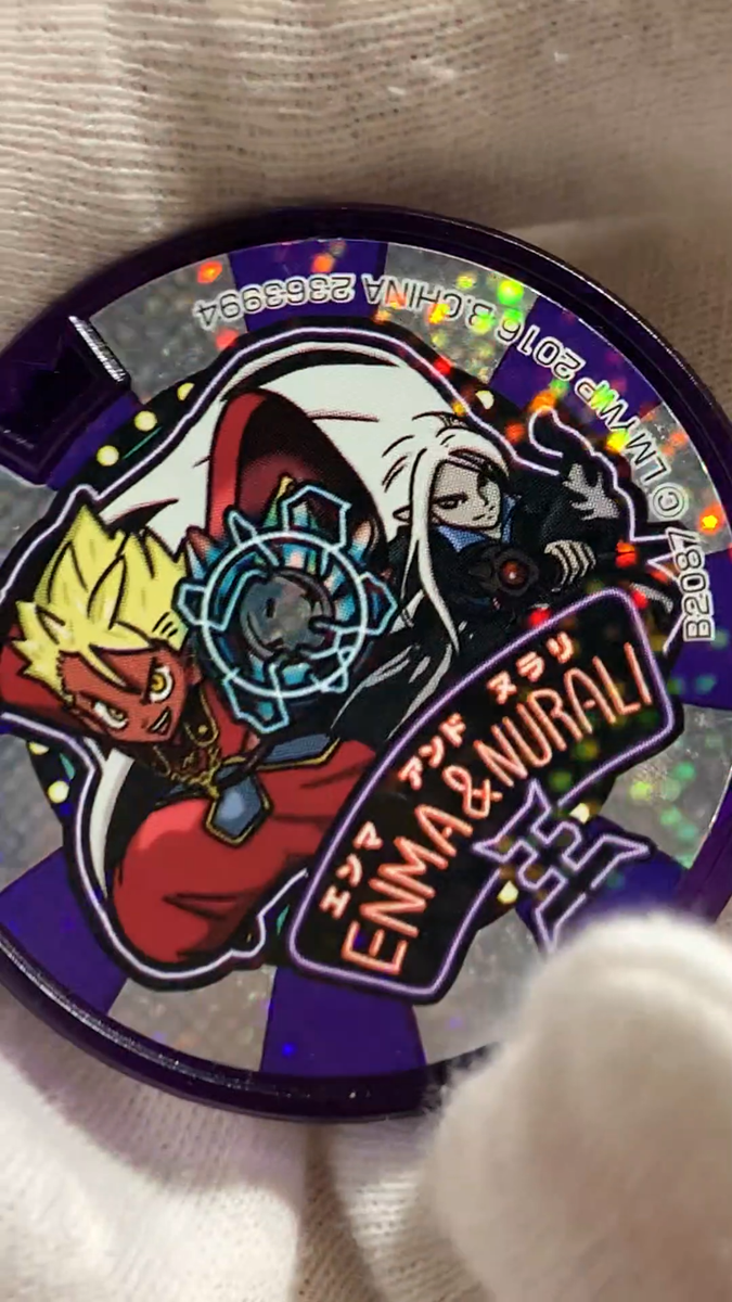 Lord Enma & Zazel YoKai Watch Medals Yo-kai anime JAPAN Bandai