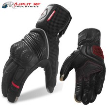 Motorcycle Racing Touchscreen Leather Gloves Men Women Motorbike Riding Gloves