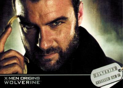 2009 Rittenhouse X-Men Origins Wolverine (Movie) Promo Card P2