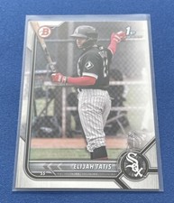 2022 Bowman Prospects #BP-23 Elijah Tatis Chicago White Sox 1st Bowman