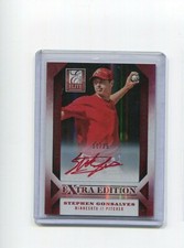 2013 Elite Extra Edition Franchise Futures Stephen Gonsalves Red Ink Auto 11/25