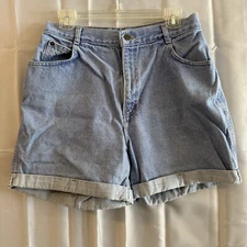 90s Vintage Gitano High Rise Mom Jean Shorts 14 (29) Retro Denim Medium Wash
