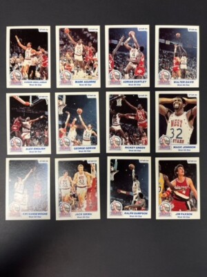 1984 Star Company NBA All Star Game Complete Set of 25 cards With