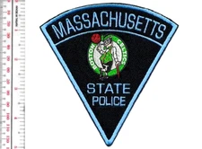 Massachusetts State Police MSP Boston Pro Basketball Team Mass PD Sport Patch
