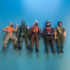 Lanard The Corps Military Special Forces - 4" Figures 2003,2013 Lot Of 5
