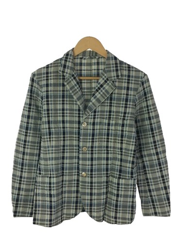 45R チェック　ジャケット 45R Forty Five R 45Rpm Wool Full Stitch Design Check Jacket 3