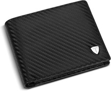 TEEHON® Portefeuille Homme en Cuir Véritable avec Blocage RFID/NFC 8 Porte Carte
