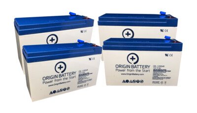 APC RBC24 Battery Replacement Kit - 4 Pack 12V 9AH High-Rate Discharge ...
