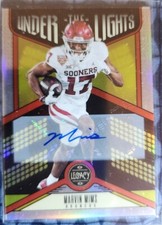 2023 Legacy Marvin Mims Silver Under The Lights Rookie RC Auto Autograph #UL-MIM