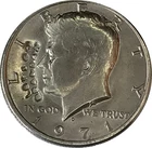 LET"S GO BRANDON counterstamped Kennedy Half dollar MAGA