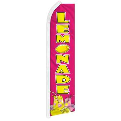 Lemonade Swooper Flutter Feather Flag Drinks Beverage Business Flag