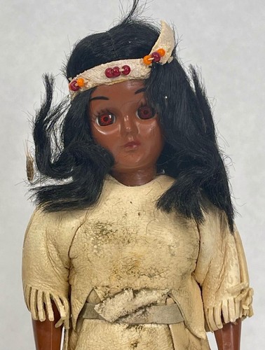 Antique Native American Indian dolls vintage - Foto 5 di 6