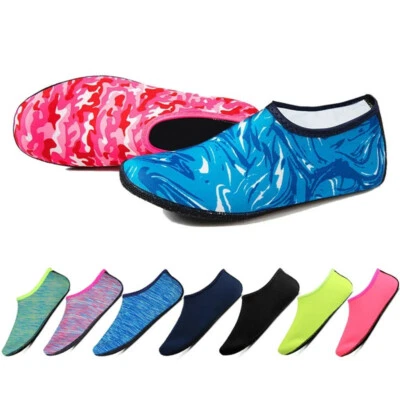 Women Men Water Shoes Aqua Socks Diving Socks Wetsuit Non-slip Swim Beach Sea UK