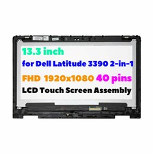 13.3" LCD Touch Screen Digitizer Assembly for Dell Latitude 3390 FHD 1920x1080