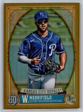 2021 topps gypsy queen baseball whit merrifield chrome box topper gold 48/50