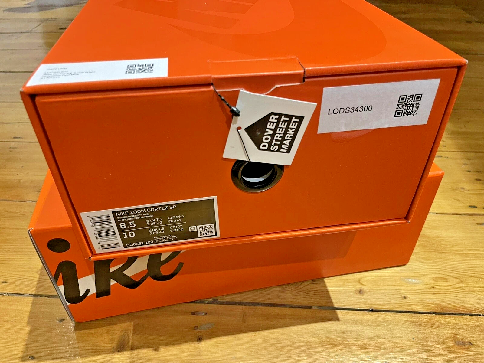 SACAI X NIKE Nike x Sacai Zoom Cortez SP bianche università rosse blu UK7.5 DQ0581 100