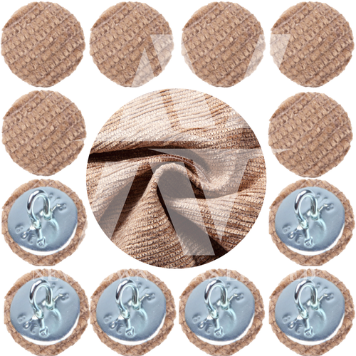 Covered Buttons Hoop Back Upholstery Fabric Button For Headboards Sofas 30L/18mm - Picture 25 of 71