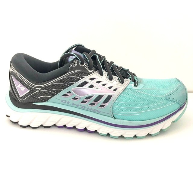 brooks cushioned running shoes womens