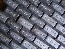 10 Lbs Lyman Lead Ingots Clean ~Sinker Weight Ball Reloading Mold Casting ~Scrap