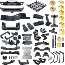 Hex Wheel Hubs Adapter Battery Fixing Bracket Luggage Carrier for SCX10 AXI03007