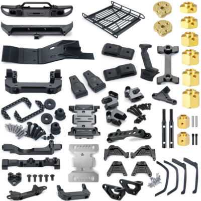 Hex Wheel Hubs Adapter Battery Fixing Bracket Luggage Carrier for SCX10 AXI03007